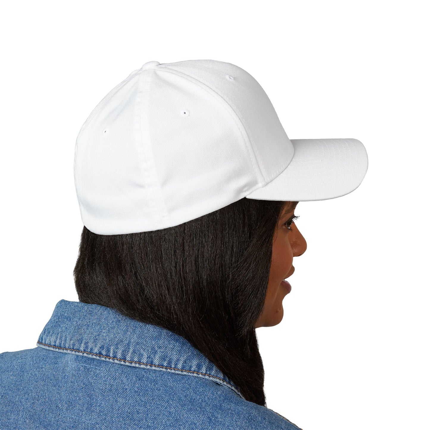 DH Raven Flexfit Cap — Premium Closed‑Back Baseball Hat
