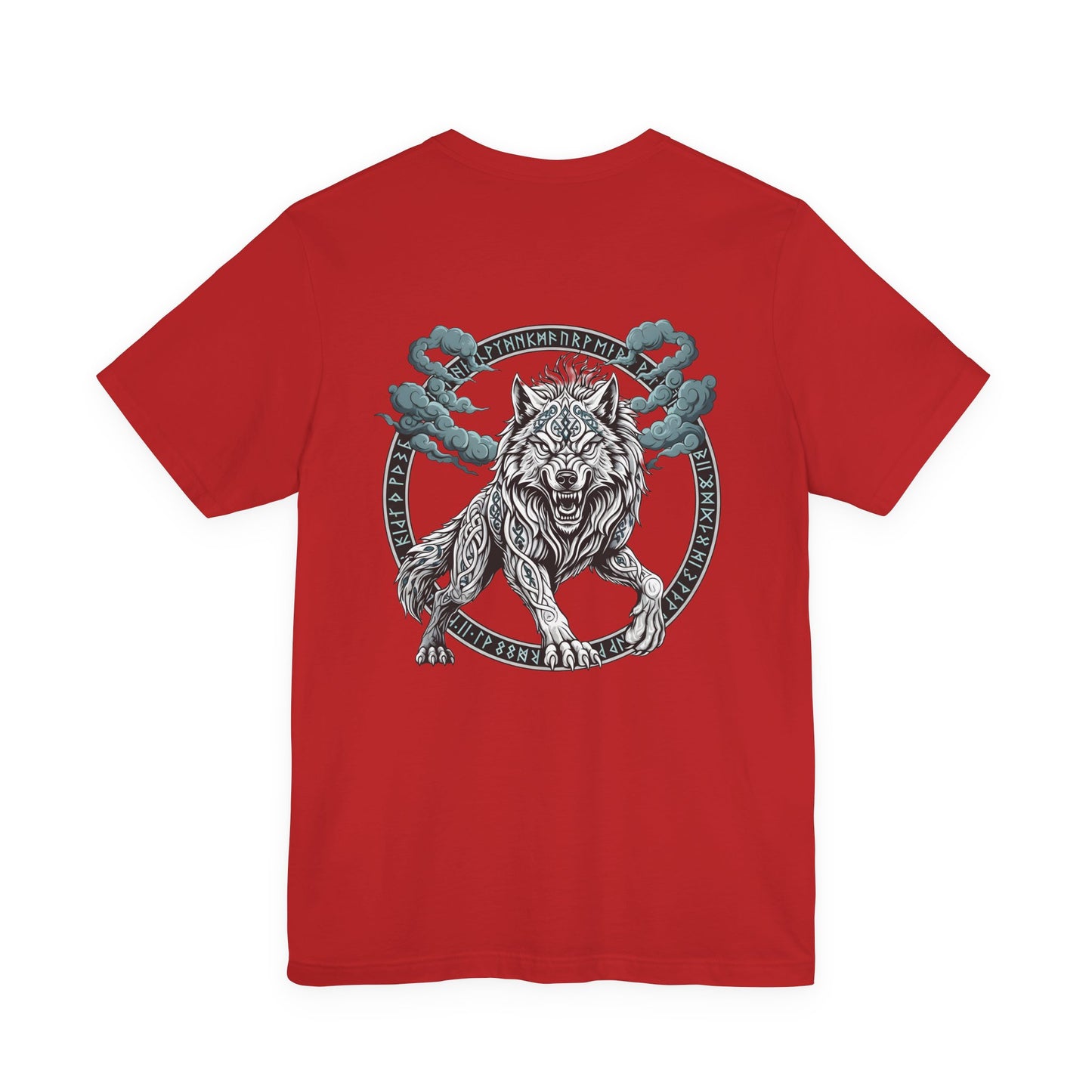Fenrir Norse Wolf Graphic Tee — Viking Loki Mythology Shirt