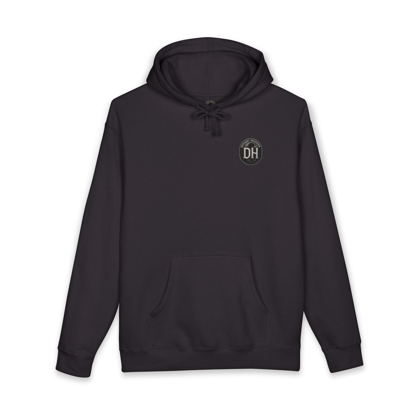 Defiant Heathen Hoodie — "No Masters, No Mercy" Graphic Pullover