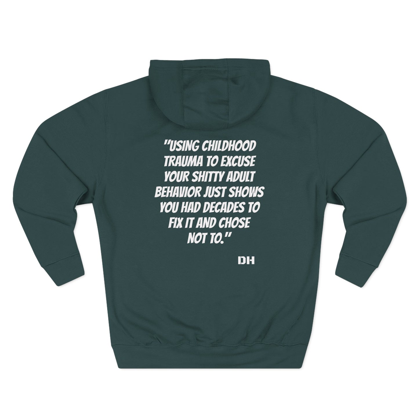Decades to Fix It Fleece Hoodie — Bold Script Statement Pullover