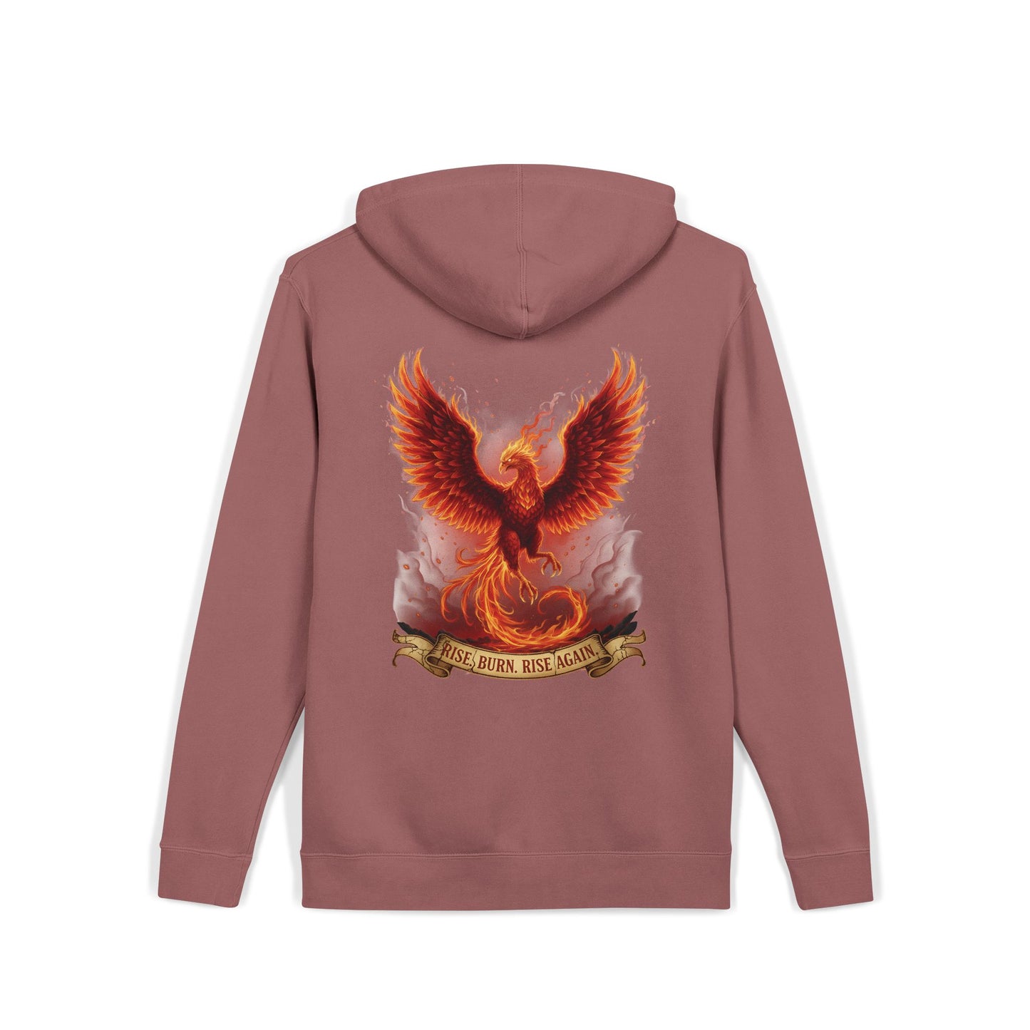 Phoenix Graphic Hoodie — "Rise, Burn, Rise Again"