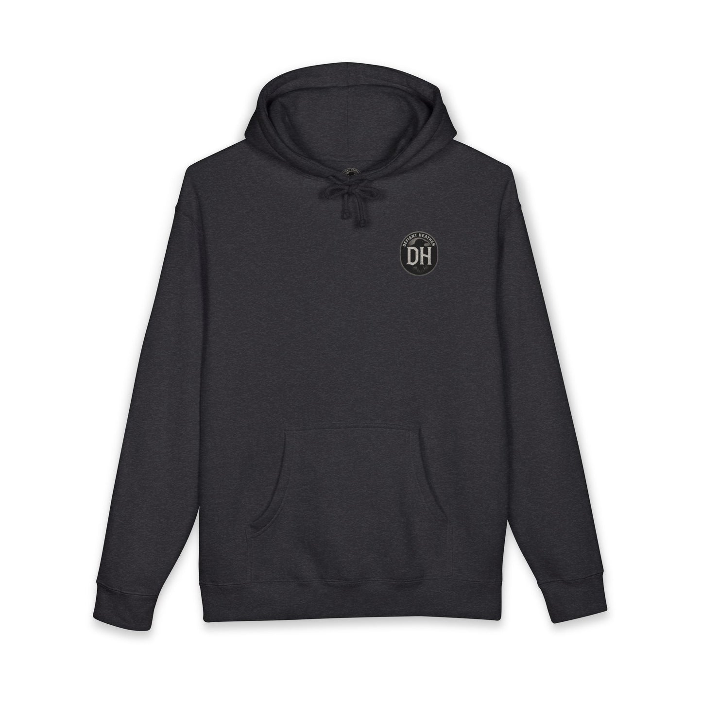 Defiant Heathen Hoodie — "No Masters, No Mercy" Graphic Pullover