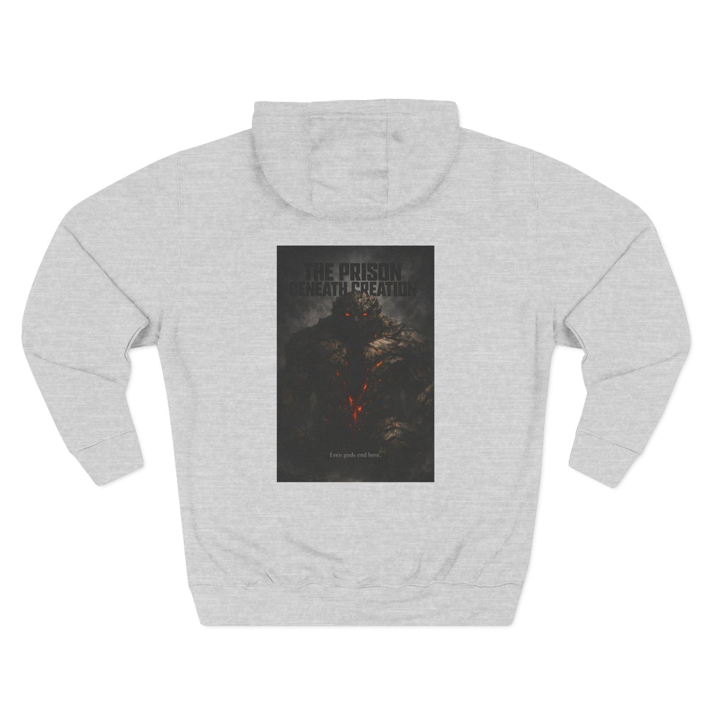 Tartarus Hoodie — 'Even gods end here' Mythic Abyss Fantasy Pullover