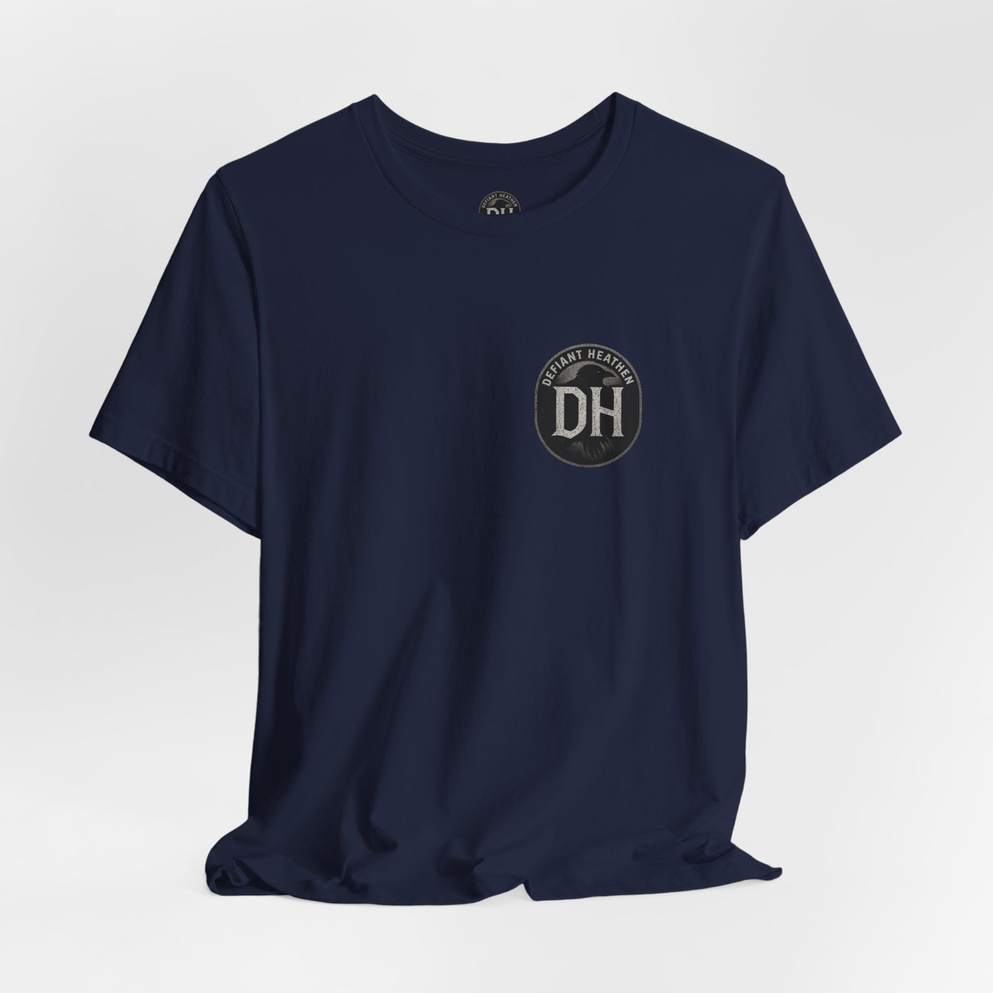 No Masters No Mercy Graphic Tee — Rebellious 'Stay Defiant' Short Sleeve Shirt