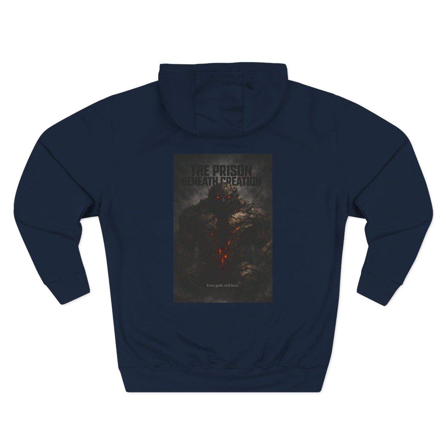 Tartarus Hoodie — 'Even gods end here' Mythic Abyss Fantasy Pullover