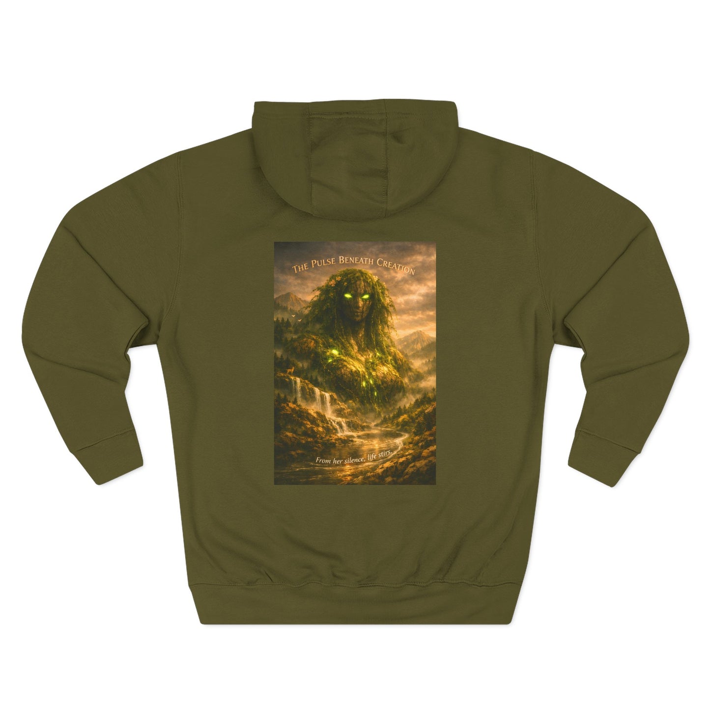 Gaia Primordial Tee — "She Was Here First. She Will Be Here Last."