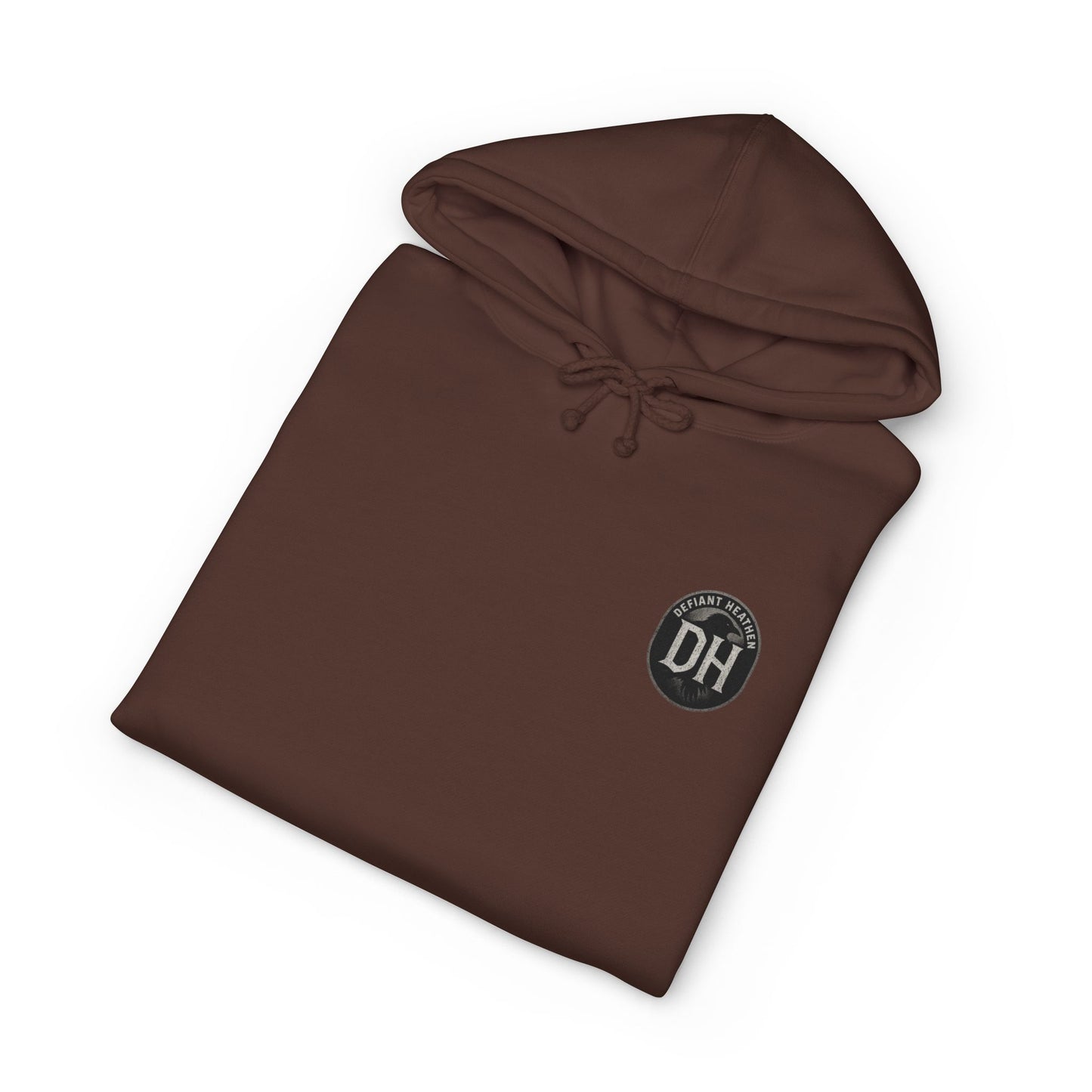 Defiant Heathen Hoodie — "No Masters, No Mercy" Graphic Pullover
