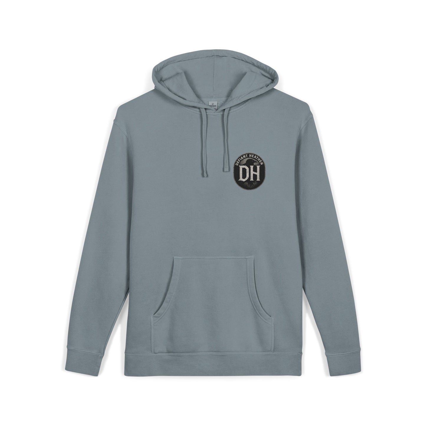 Fenrir Norse Wolf Hoodie — "Loki's Son" Rune Logo