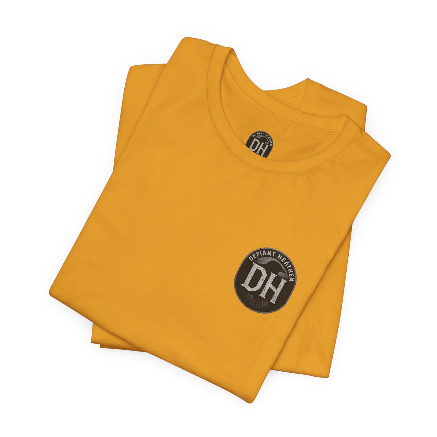 Defiant Heathen Ram Skull Graphic Tee