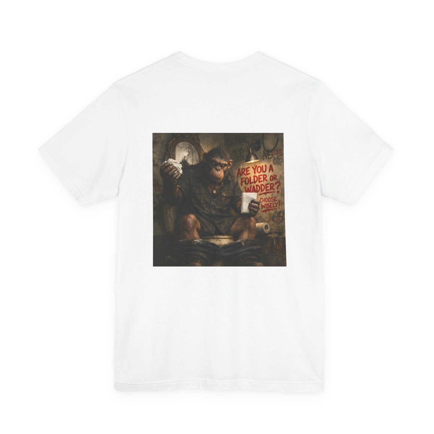 Gritty Question Tee — 'Are You a Folder or a Wadder?'  Graphic Shirt