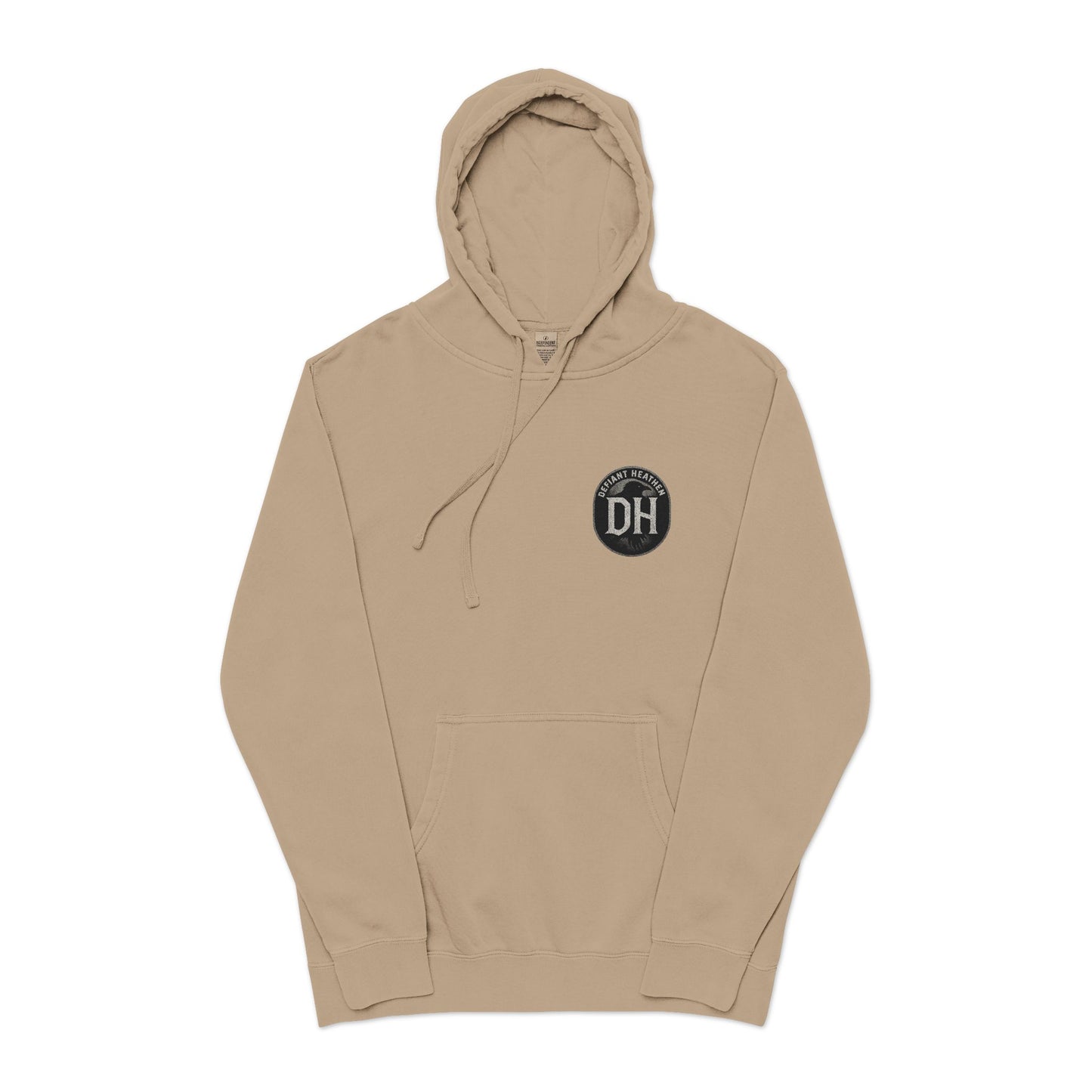 Fenrir Norse Wolf Hoodie — "Loki's Son" Rune Logo