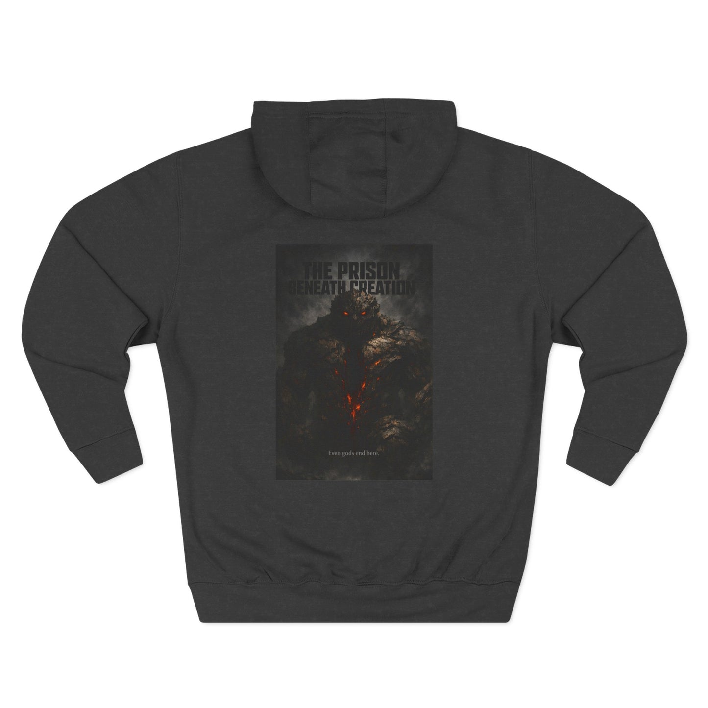 Tartarus Hoodie — 'Even gods end here' Mythic Abyss Fantasy Pullover