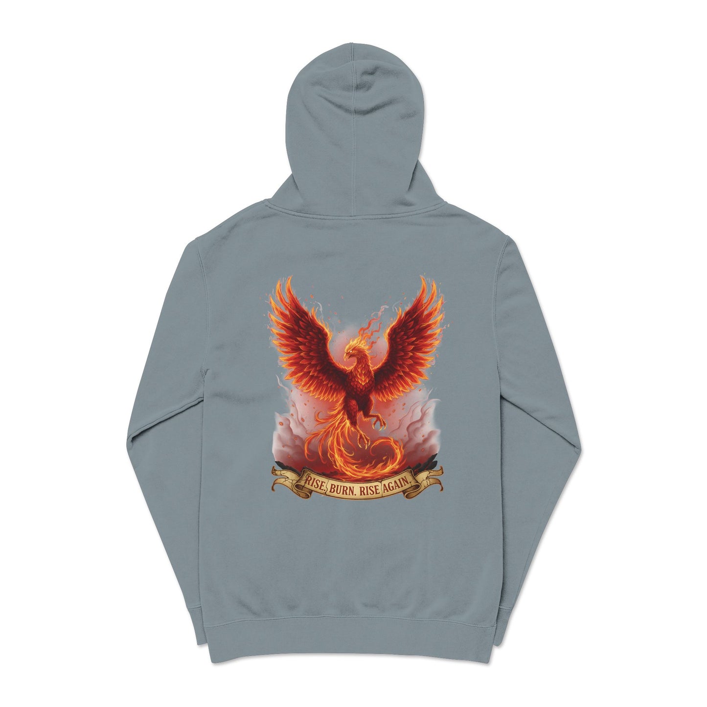 Phoenix Graphic Hoodie — "Rise, Burn, Rise Again"
